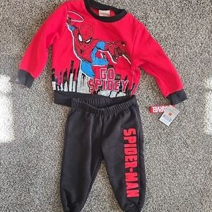 Spider-Man Red and Black Toddler Outfit